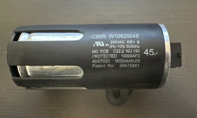 #ad W10625045 Whirlpool Maytag Amana Washer Capacitor free shipping X66 $9.99
