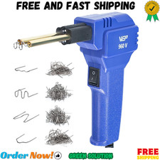960-v Plastic Welder Kit 110v With Led Lights With 200 Hot Staples And Pliers Fo 960-v Plastic Welder Kit 110v With Led Lights With 200 Hot Staples And Pliers Fo