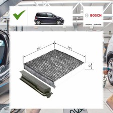 Filter, Innenraumluft Aktivkohle Bosch für Renault Modus / Grand Modus F/JP0_ 