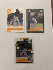 (3) Oneil Cruz ROOKIES - 2022 Chronicles Clearly Donruss #52, #2, pinnacle #2