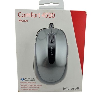 Microsoft Comfort 4500 BlueTrack Wired Mouse 4-Button  NEW Computing Office