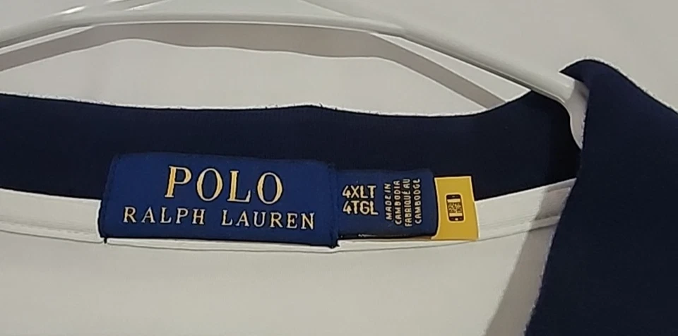 Ralph Lauren Polo Shirt Men's Size 4x Colorblock Button Polo Shirt - Image 3 of 4