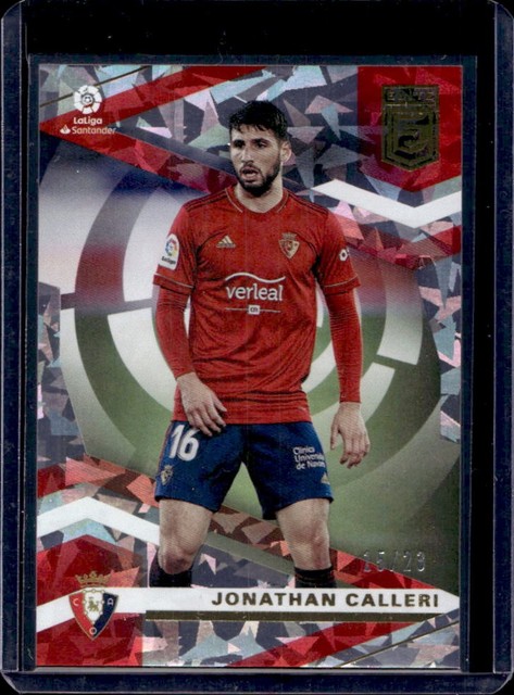 2020-21 Chronicles Jonathan Calleri Elite La Liga Cracked Ice #/23