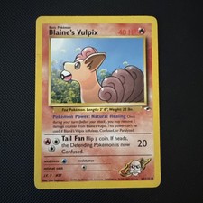 Blaine's Vulpix 065/132 Gym Heroes Pokemon S380
