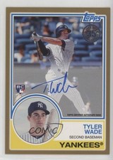 2018 Topps 1983 Topps Design Auto Gold 26/50 Tyler Wade #83A-TW Auto v6g