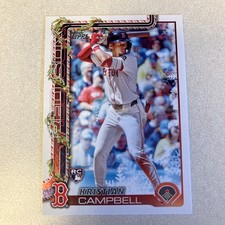 2025 Topps Holiday - Kristian Campbell #H103 (RC)