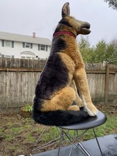 German Shepherd Plush Stuffed Animal life size. 32''