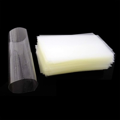 200 PCS Clear PVC Heat Shrink Wrap Bands For Lip Balm Tubes Chapstick Sealer