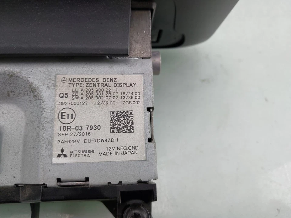 CENTRALITA MULTIMEDIA Mercedes-Benz C (W205) 2016 A2059002211 / A2059012807 - Imagen 4 de 4