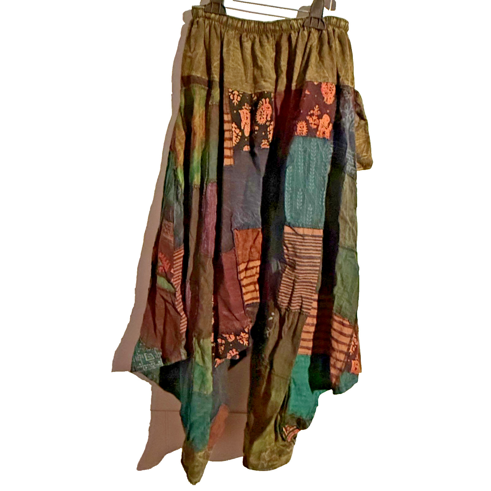 Boho Harem Style Patchwork Pants Handmade Unisex … - image 4