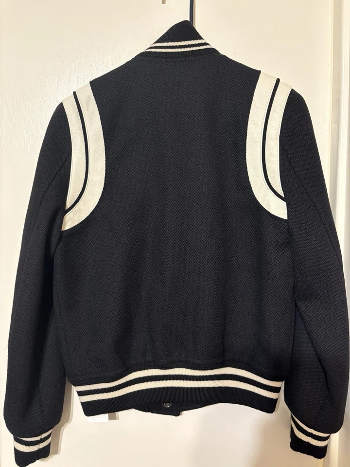 Chaqueta de peluche para mujer Saint Laurent Paris Naturale/FR 36 NUEVA CON ETIQUETAS Foto 2 de 4