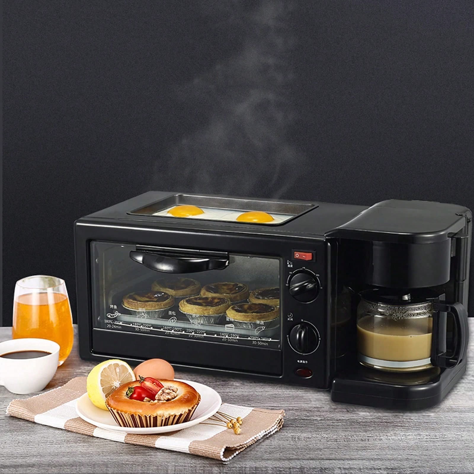 Toaster Oven Griddle 9l 3-way Uni