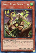 Yugioh! Ritual Beast Tamer Elder RA03-EN012 Prismatic Collector's Rare PCR NM/M