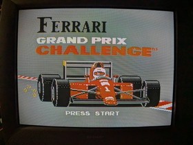 Ferrari Grand Prix Challenge NES Cleaned Tested with Manual
