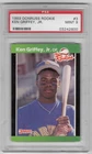 1989 Donruss The Rookies Baseball #3 Ken Griffey Jr. PSA 9 Rookie Card RC