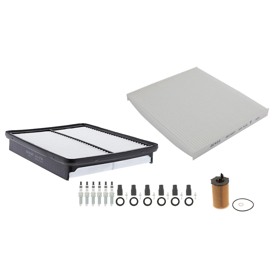 Kit de afinación Denso NGK 6 bujías y botas Kit para Kia Cadenza 3,3 L V6 7 2014 Foto 2 de 2