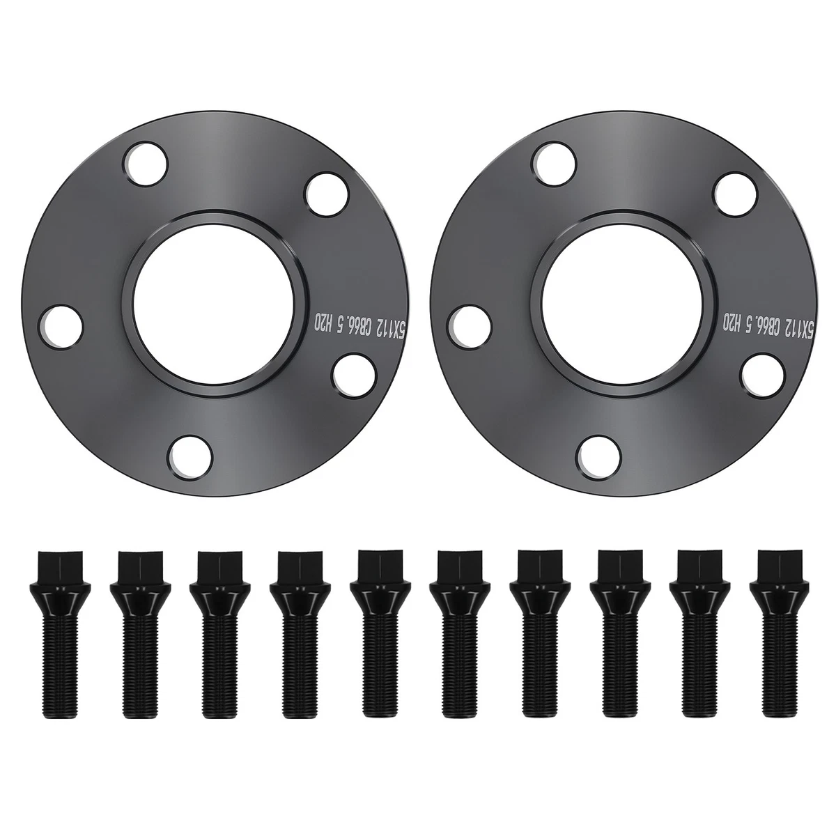 Distanziali Ruota Per Auto Con Bulloni Conici 4x98x58 Spessore 20 Mm - Foto 2