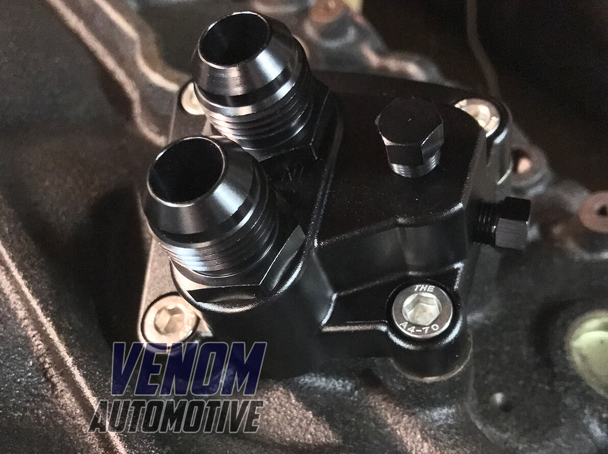 Venom Automotive RB20 / RB25 / RB26 /RB30 10AN Billet Oil Filter