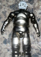 Zylmex Metal Mercury Astronaut, Zee Toys Flexible Action Figure Vg 3.2” Tall.