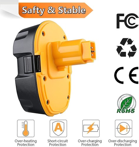 4PACK 18V For Dewalt 18 VOLT XRP DC9096 DC9098 DC9096-2 Ni-MH Battery DW9096 - Picture 10 of 14