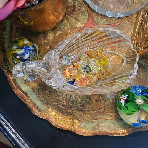 Crystal Glass Designer Swan Dish Gloria Vanderbilt Jewelry Candy Jewelry Pills - Picture 12 of 24