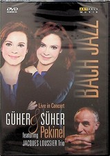 Bach Jazz: Guher & Suher Pekinel -Live Concert DVD -NEW -Jacques Loussier Trio 