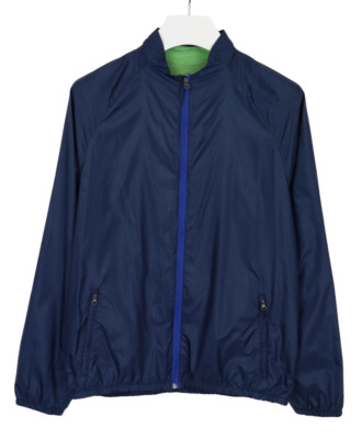 Unbranded Jacke Herren M Gefüttert Reißverschluss Dunkelblau Regular Taschen