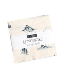 Moda Fabrics Charm Pack - Longshore by Janet Clare. 42 x 5 inch squares