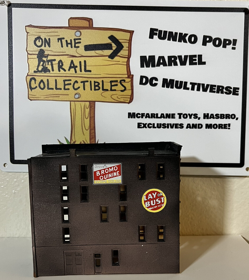 DPM 509 N Scale Building Kit Hilltowne Hotel Built W/ Custom Decals eBay