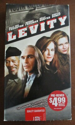 Levity VHS Staring Billy Bob Thornton, & Morgan Freeman