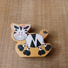 Garanimals Noah  s Ark Wooden Wood Toy Replacement Piece Girl Zebra