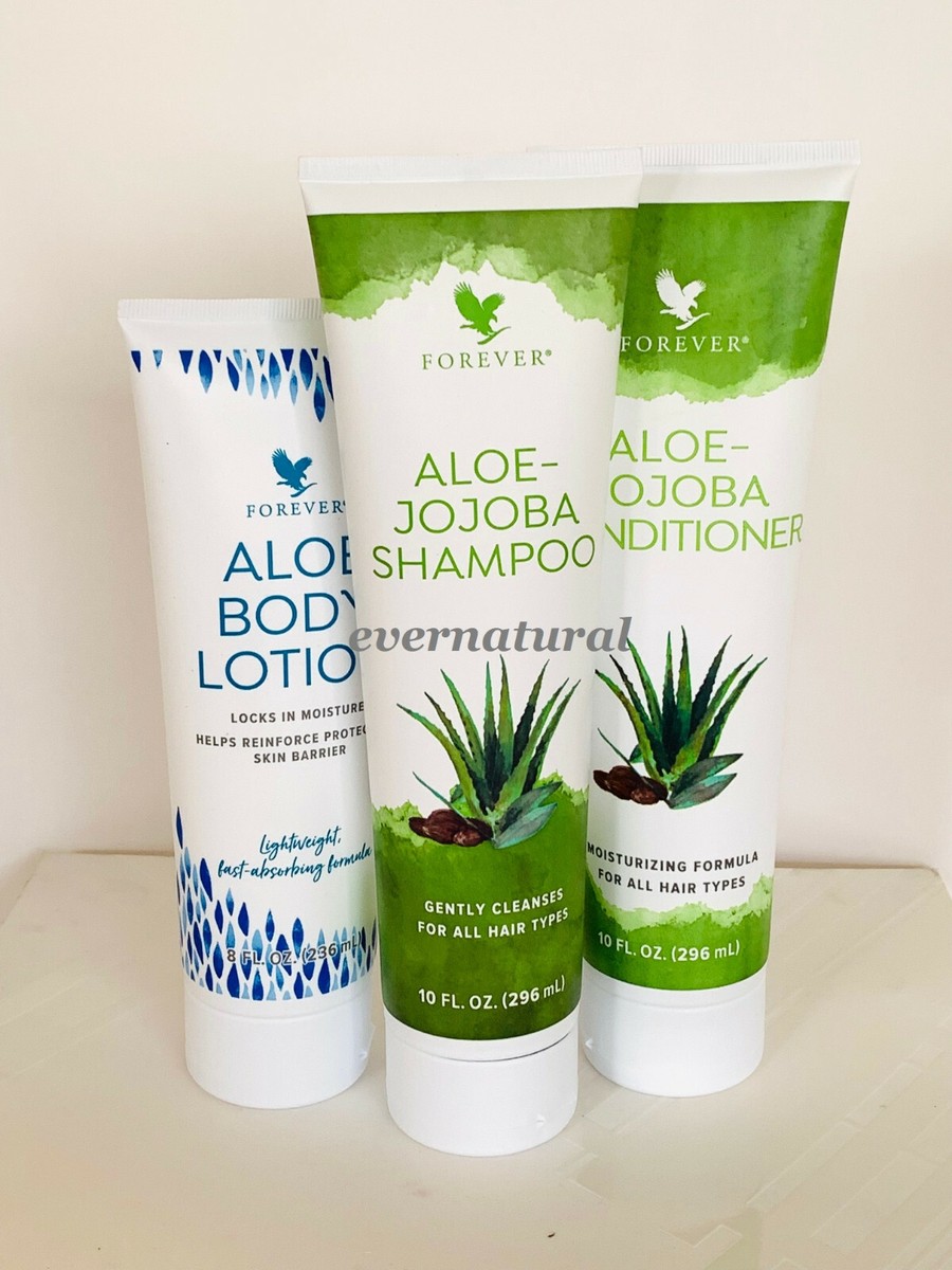 FOREVER フォーエバー　SHAMPOO & CONDITIONER NEW! Forever Living Aloe-Jojoba Shampoo/ Conditioning Rinse/ Aloe