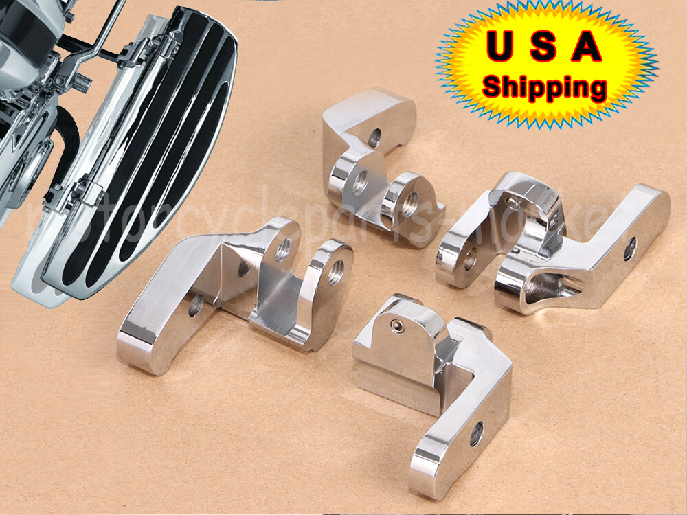 Driver Floorboard Relocation Brackets Kit For Road King Glide 97
