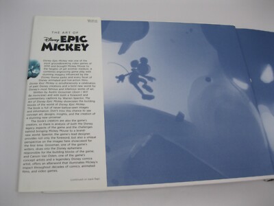 Art of Epic Mickey by Disney Editions (2011, Hardcover) for sale