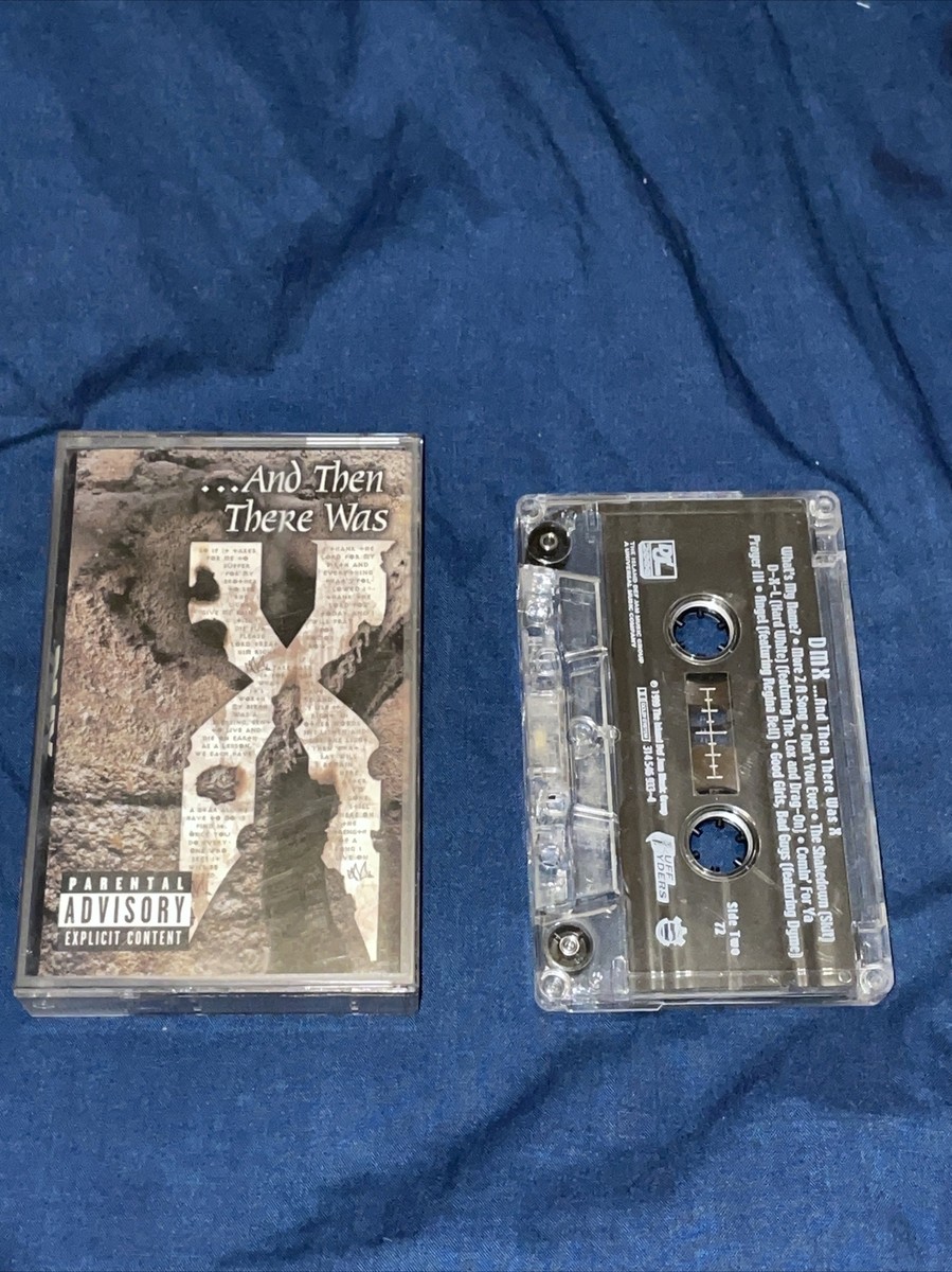 DMX And Then There Was X Cassette Tape 1999 Rap Hip Hop Rare
