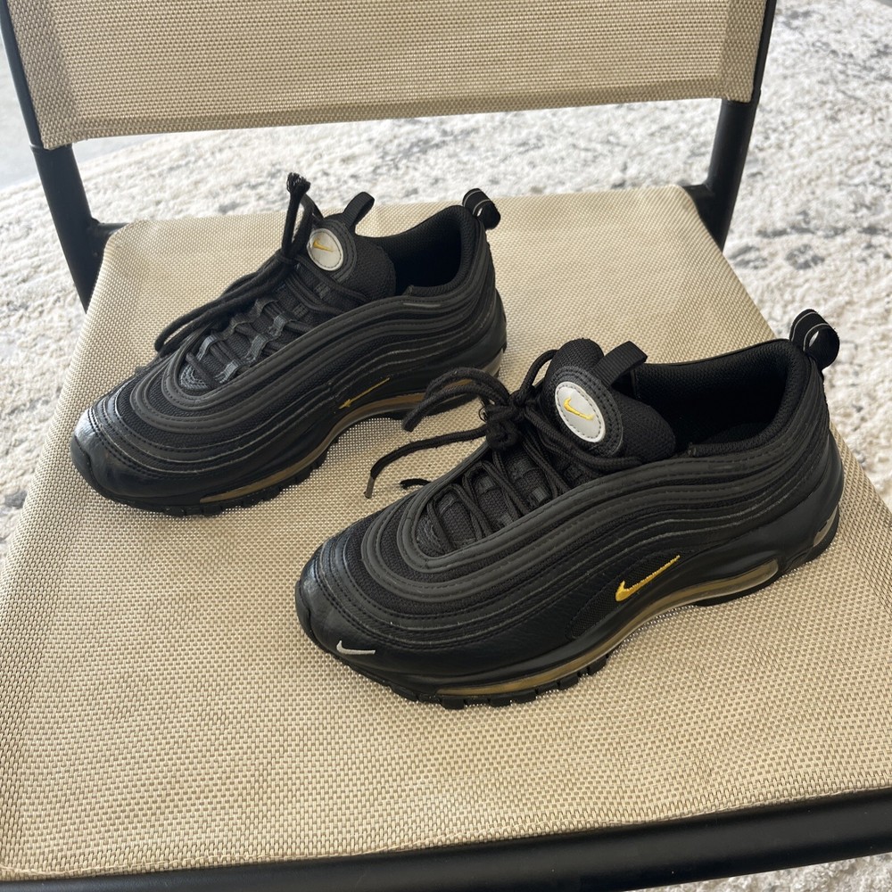 Nike Air Max 97 GS Size 4.5Y EUR 36.5 Black Sneakers FD9777-001
