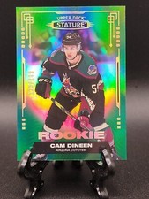 2021-22 Upper Deck Stature Cam Dineen Green #/149 Rookie Coyotes