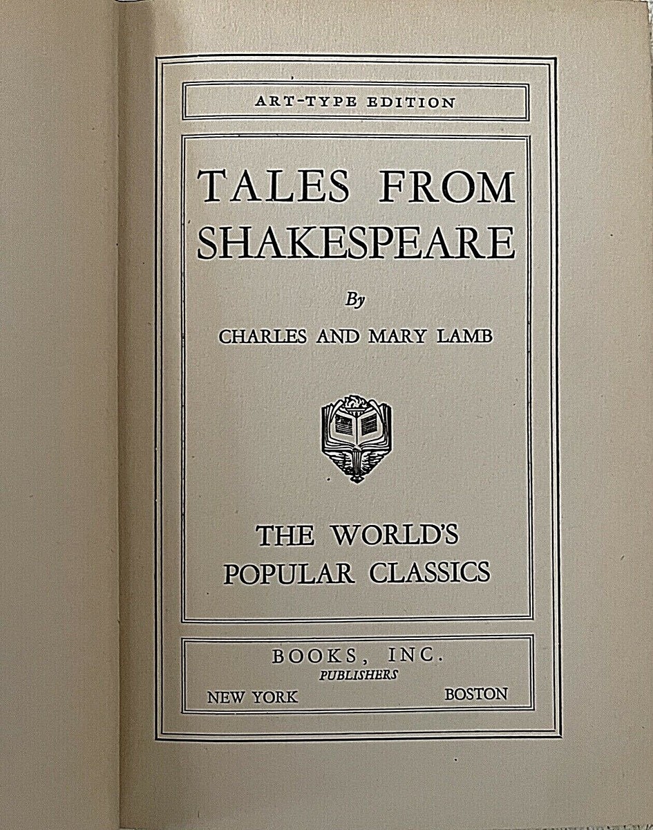 洋書 TALES FROM SHAKESPEARE Tales from Shakespeare: Illustrated Edition by Charles Lamb