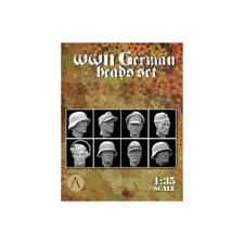 Scale75 1/35 WWII German Heads Set (8 different resin heads)
