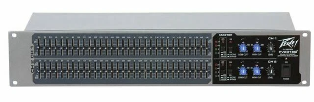 Señal de distorsión Peavey ecualizadores