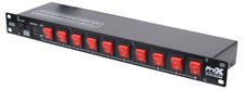 ProX X-PC10USB Power Center 10 canaux Edison AC Power 1U bande montable en rack