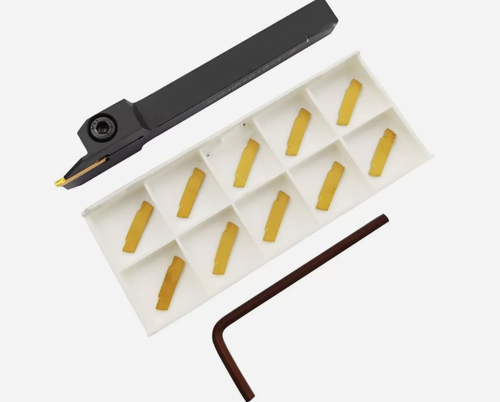 10mm grooving tool holder + 1.5mm steel blade High quality combination insertion