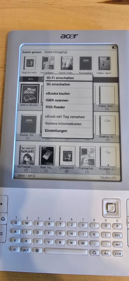 Acer Ebook Reader LumiRead 600 3G ISBN Scanner - Bild 3 von 4
