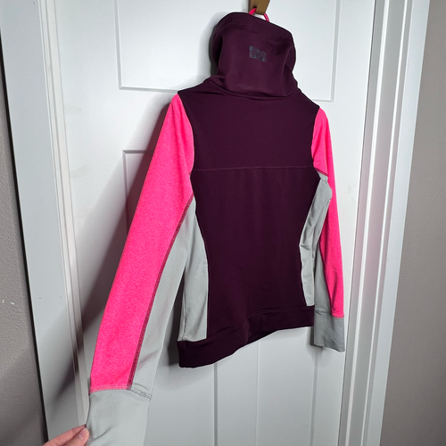Victoria's Secret Pink Small Tri-Color Sweatshirt with Finger Holes -Neck Gaiter - Picture 8 of 8