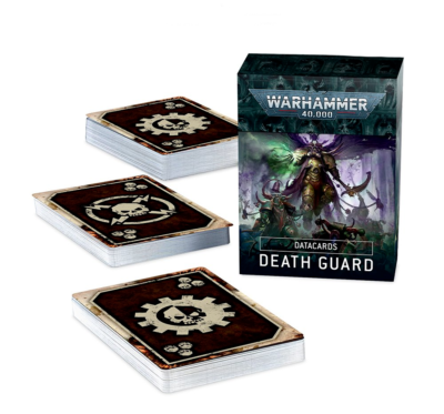 Games Workshop Death Guard Datacards – 9. Edition, Englisch, Für Warhammer 40k