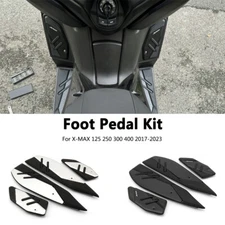 For Yamaha XMAX 125 250 300 400 Motorcycle Foot Pegs Pedal Footrest Footpads 