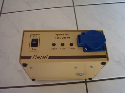 Berel Spannungs wandler Spawa 200      12v 230v