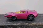 Matchbox Rolamatics 1973 #39 Clipper Pink Green Yellow Lesney Die-cast Car