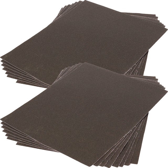 Emery Cloth Fine Medium Coarse 10 Large Sheets of 60 100 150 Grits
