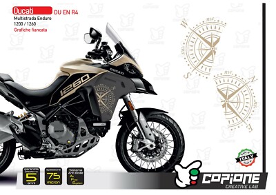Adhesive Graphics Compass Rose DUCATI MULTISTRADA 1260 / 1200 ENDURO - DU EN R4
